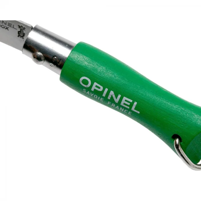 Opinel No 02 Anahtarlıklı Paslanmaz Çelik Çakı (Yeşil)