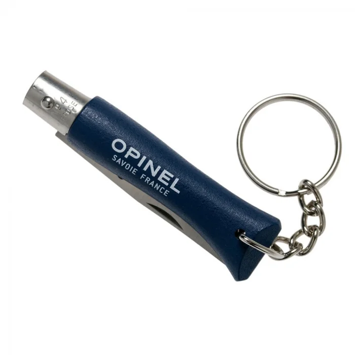 Opinel No 04 Anahtarlıklı Paslanmaz Çelik Çakı (K.Mavi)