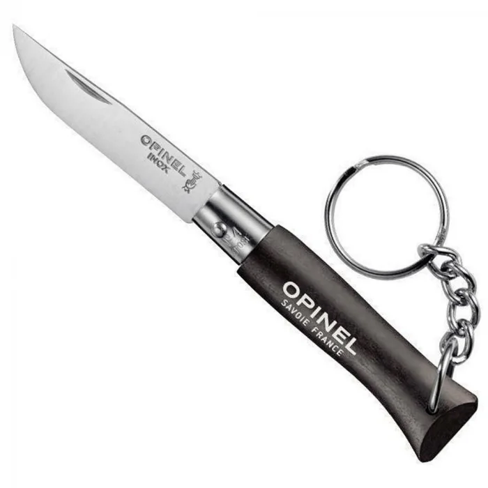 Opinel No 04 Anahtarlıklı Paslanmaz Çelik Çakı (Siyah)