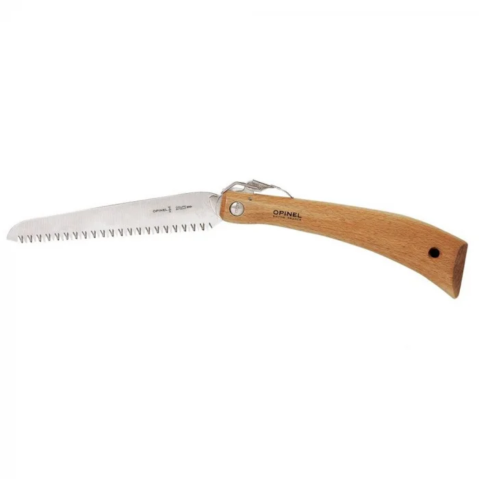 Opinel No 18 Kayın Saplı Katlanır Çelik Testere (Karbon Kaplama)