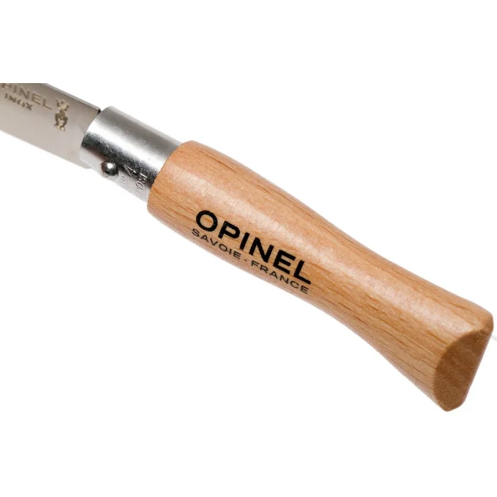 Opinel No 4 Inox Kayın Saplı Paslanmaz Çelik Çakı