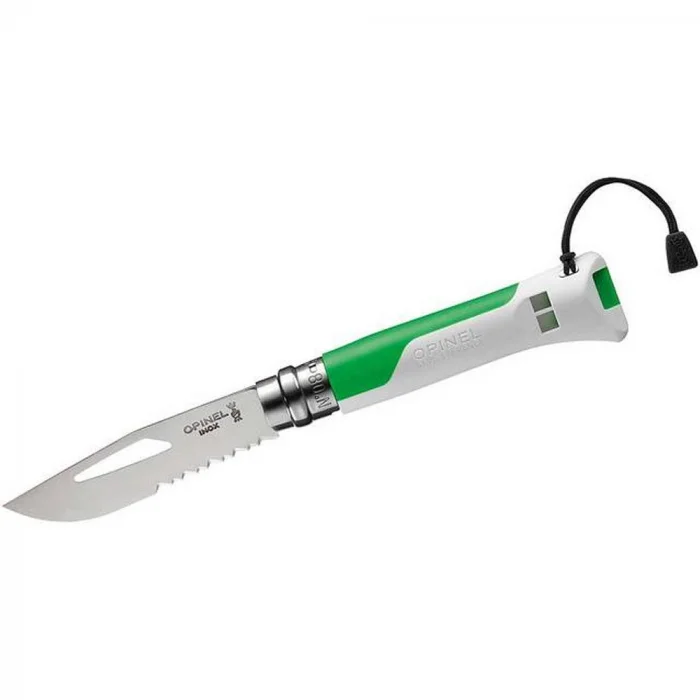 Opinel No 8 Outdoor Fluo Paslanmaz Çelik Çakı (Yeşil)