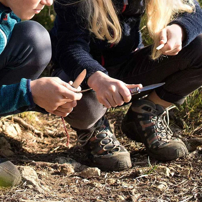 Opinel Outdoor Junior Katlanır Paslanmaz Çelik Çakı (Mor)