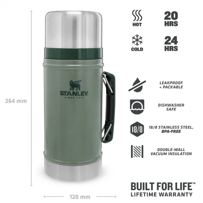 Stanley Klasik Vakumlu Çelik Yemek Termosu 0.94 Lt