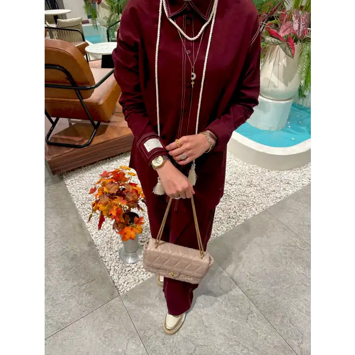 Bordo Keten ikili takim