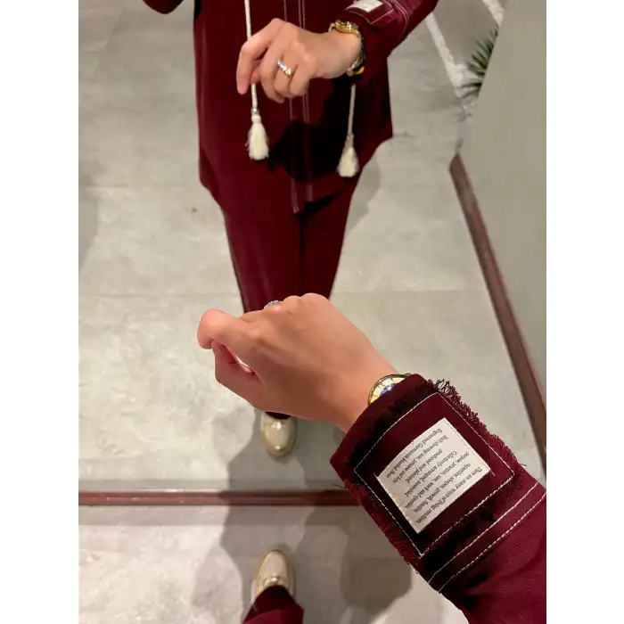 Bordo Keten ikili takim