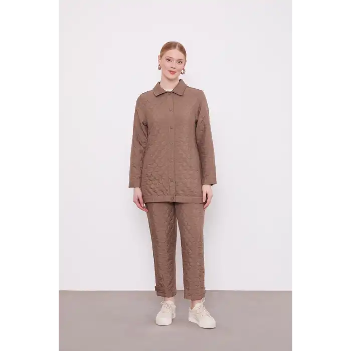 Camel Çıtçıtlı Kapitone İkili Takım