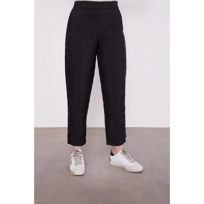 Siyah Çıtçıtlı Kapitone İkili Takım