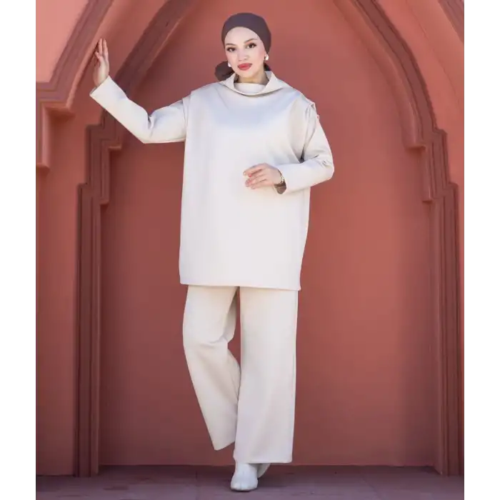 Skuba omuz detaylı ikili takım