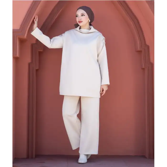 Skuba omuz detaylı ikili takım