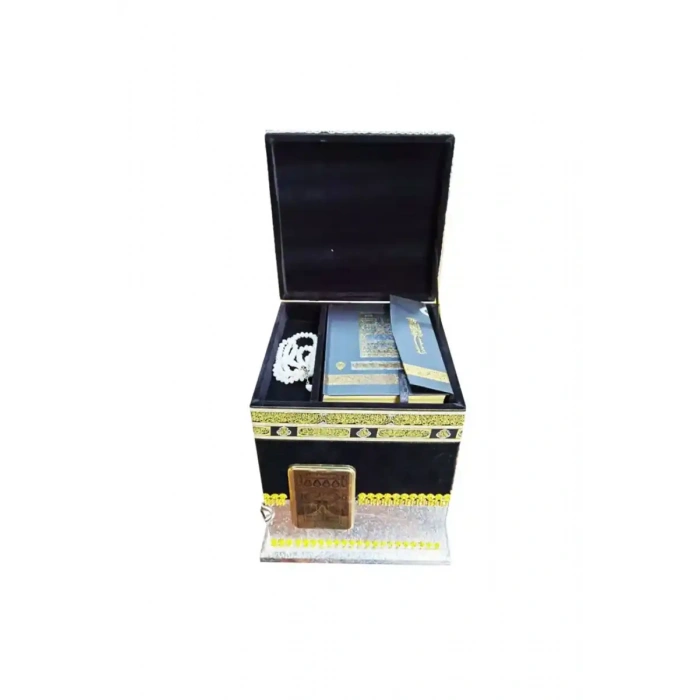 2 Kademeli Kabe Gümüş Hafız Boy Kutulu Kuranı Kerim