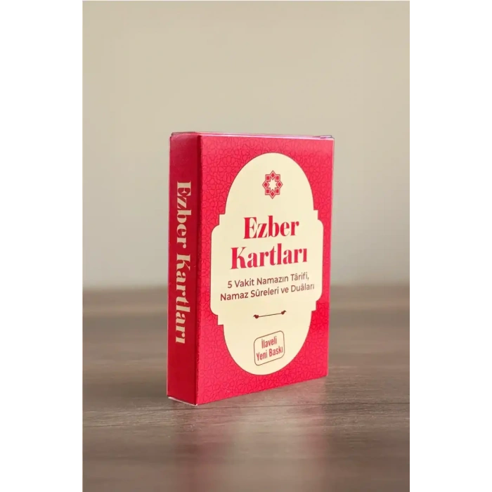 5 Vakit Namazın Tarifi Namaz Sureleri ve Duaları Ezber Kartları