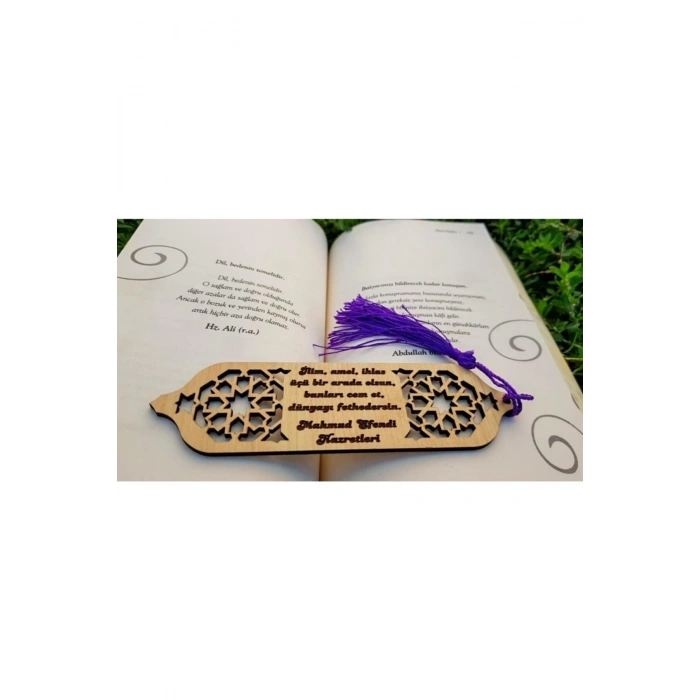 İlim Amel İhlas Püsküllü Kitap Ayracı