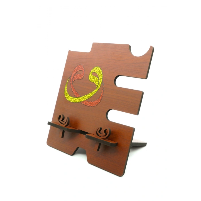 Kitap Okuma Standı, Tablet Standı, Organizer Vav Desenli