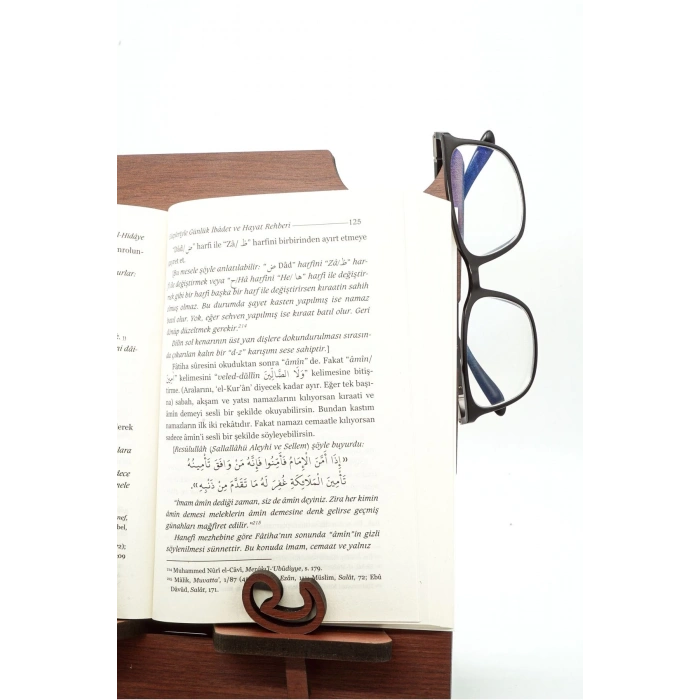 Kitap Okuma Standı, Tablet Standı, Organizer Vav Desenli