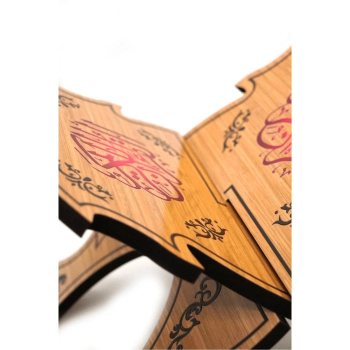 Masaüstü Hat Yazılı Ahşap Rahle