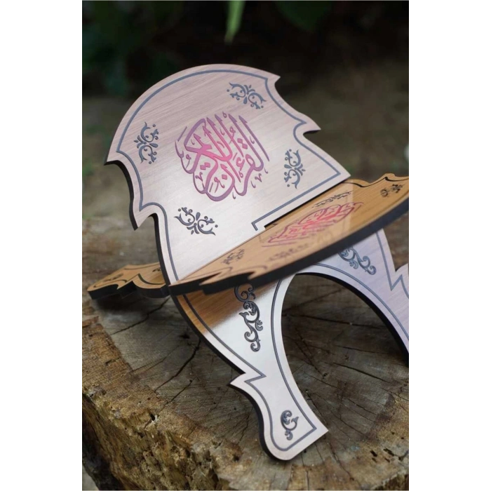 Masaüstü Hat Yazılı Ahşap Rahle