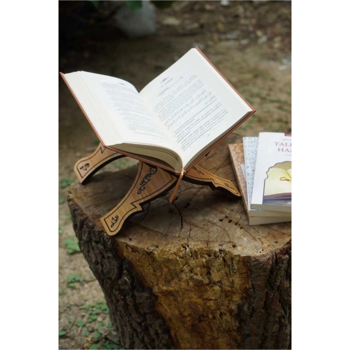 Masaüstü Hat Yazılı Ahşap Rahle