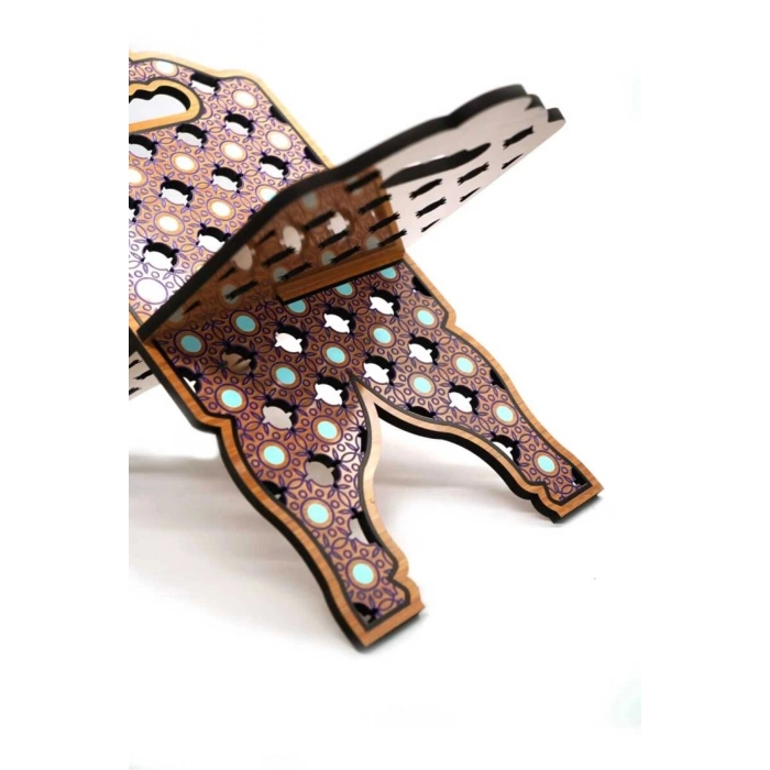 Bemenda Motifli Ahşap Rahle