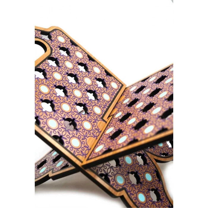 Bemenda Motifli Ahşap Rahle