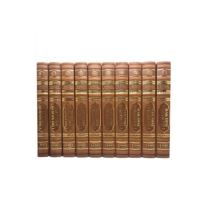 Hak Dini Kuran Dili 10 Cilt Takım - Deri