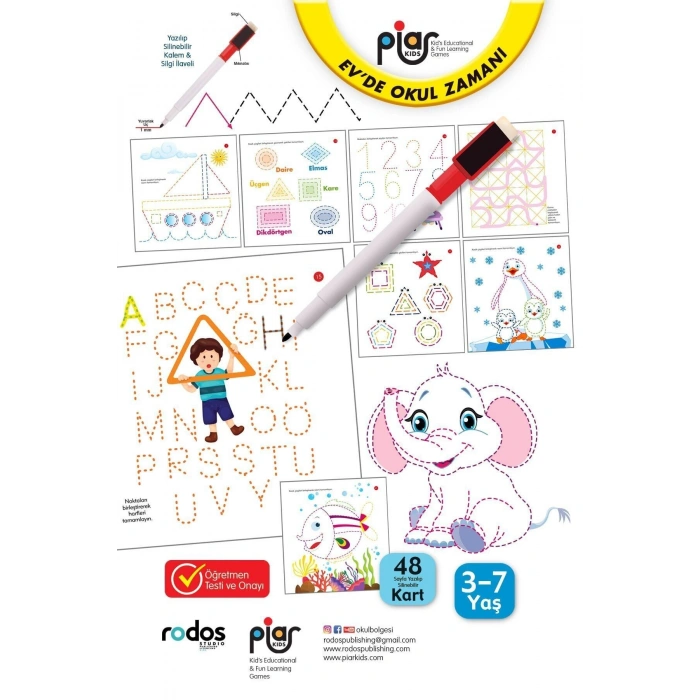 İlk Çizgi Alıştırma Kartları