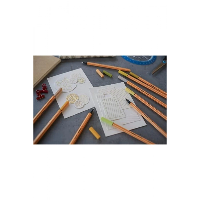 Stabilo 88 Point Keçe Uçlu Kalem Hardal