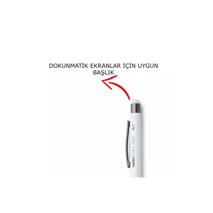 Noki Suez Versatil Kalem Beyaz 0.7 mm