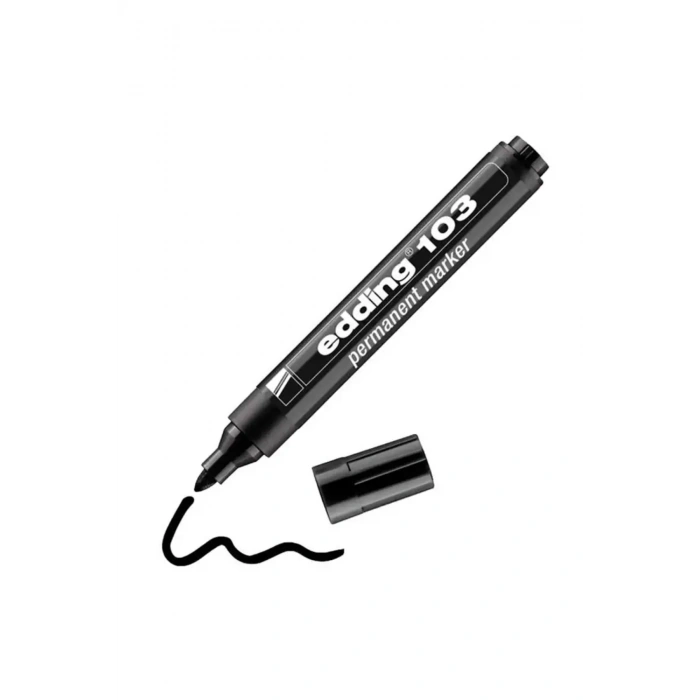 Edding Siyah Markör Kalemi Permanent 103