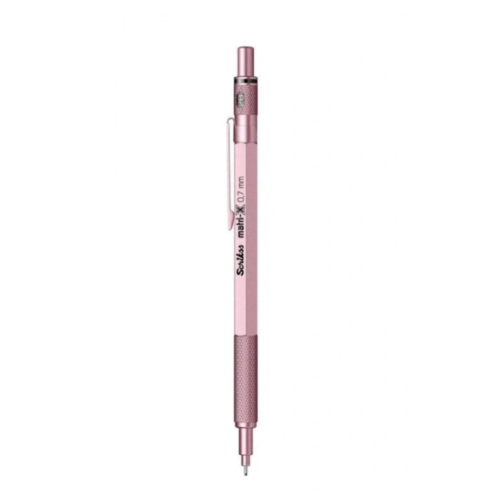 Scrikss Matri-X Mekanik Kurşun Kalem 0.7 mm Metalik Rose