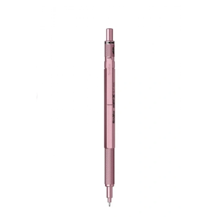 Scrikss Matri-X Mekanik Kurşun Kalem 0.7 mm Metalik Rose