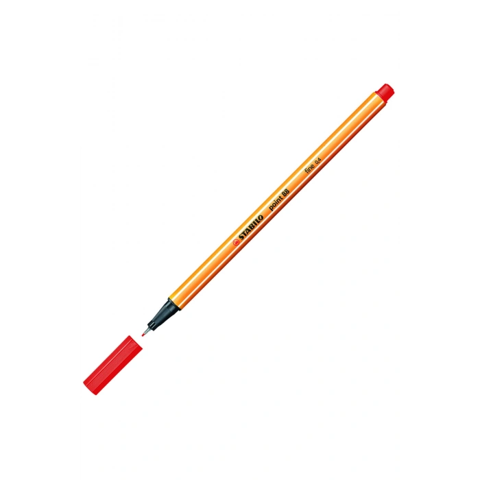 Stabilo 88 Point Keçe Uçlu Kalem Kızıl