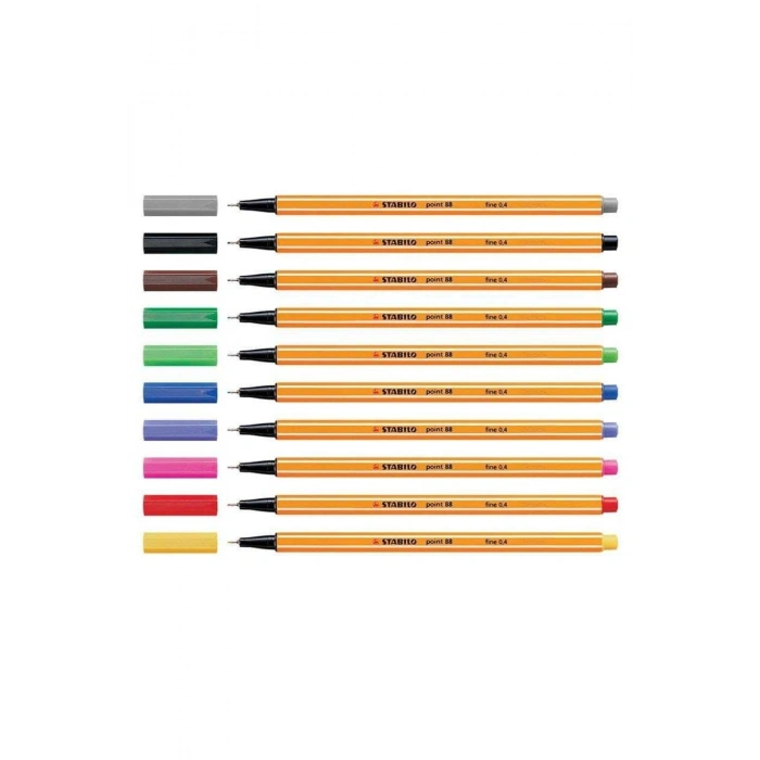 Stabilo 88 Point Keçe Uçlu Kalem Kahverengi