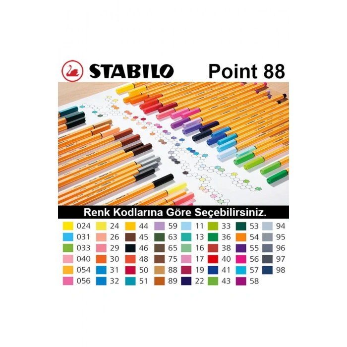 Stabilo 88 Point Keçe Uçlu Kalem Kahverengi