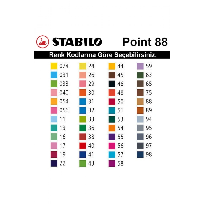 Stabilo 88 Point Keçe Uçlu Kalem Kahverengi