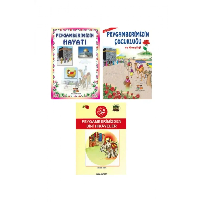 Çocuklar İçin Peygamberimizin Hayatı ve Hikayeleri 3 Kitap