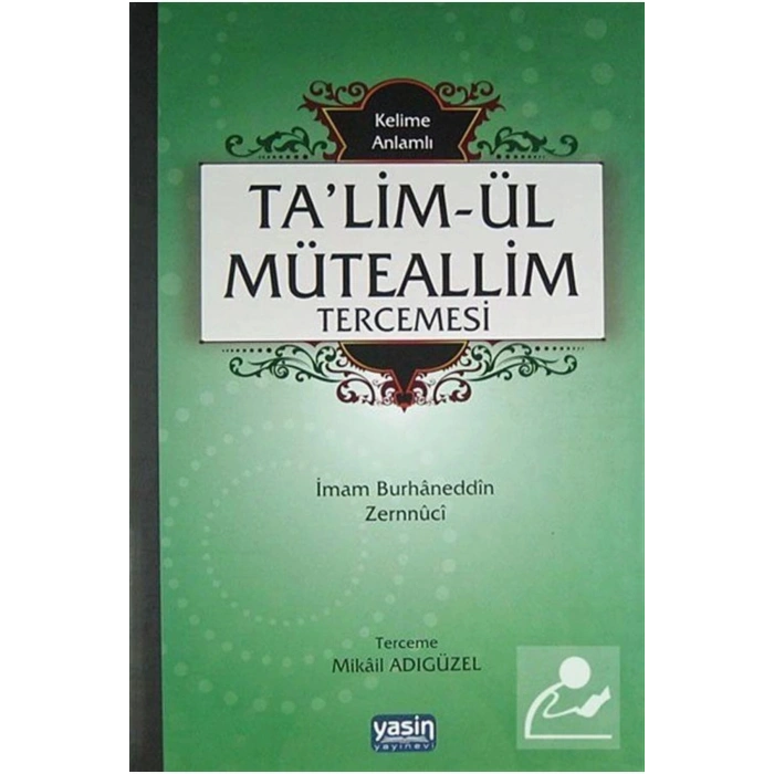 Kelime Anlamlı Talimül Müteallim Tercümesi - Ciltli