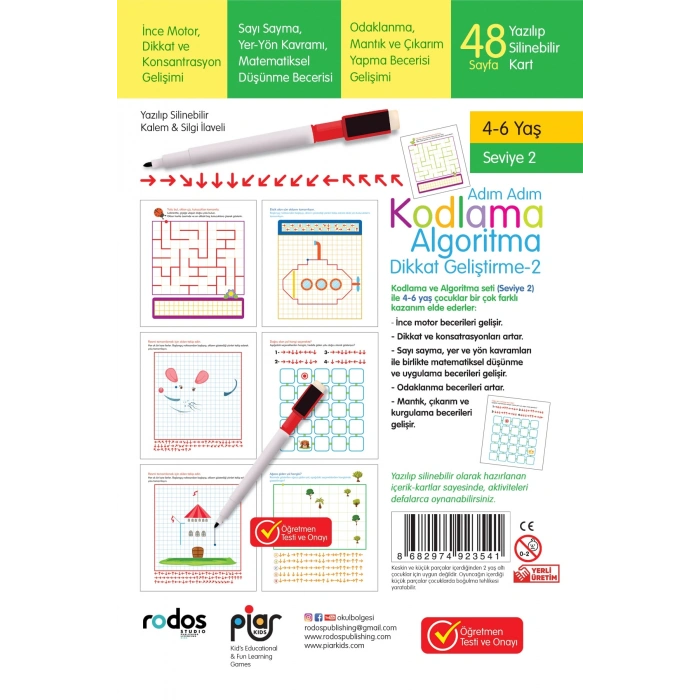 Adım Adım Kodlama Algoritma Dikkat Geliştirme