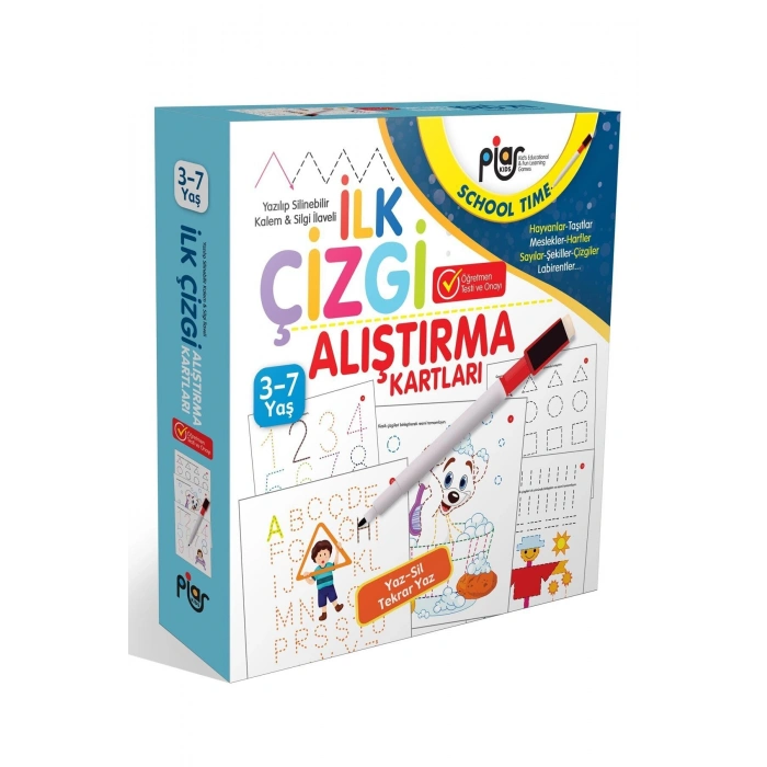 İlk Çizgi Alıştırma Kartları