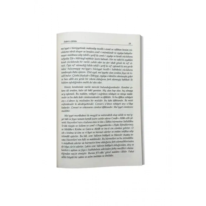 Adabüs Salikan Müridlerin Edepleri ve Seyri Sülük