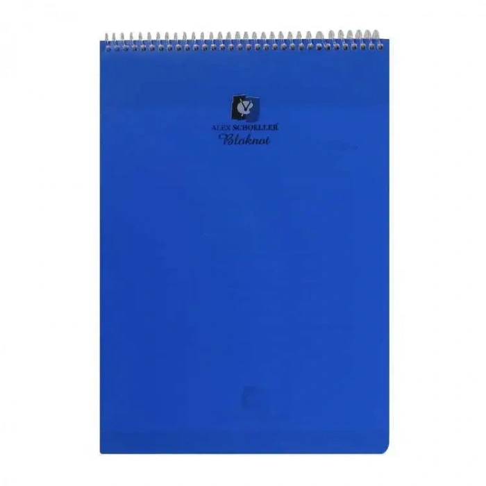 Alex Schoeller Dik Defter Kareli 80 Yp A4 Spiralli Pp Kapak