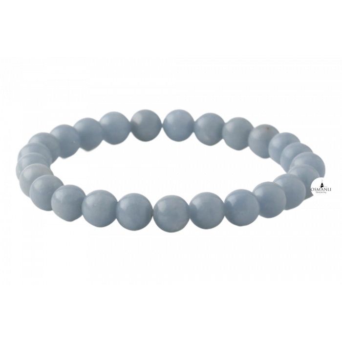 Anjelit 8mm Doğal Taş Bileklik
