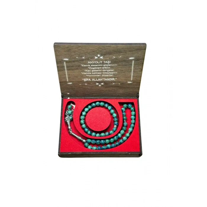 Anyolit Taşı 33 Lük Tesbih & Bileklik Set