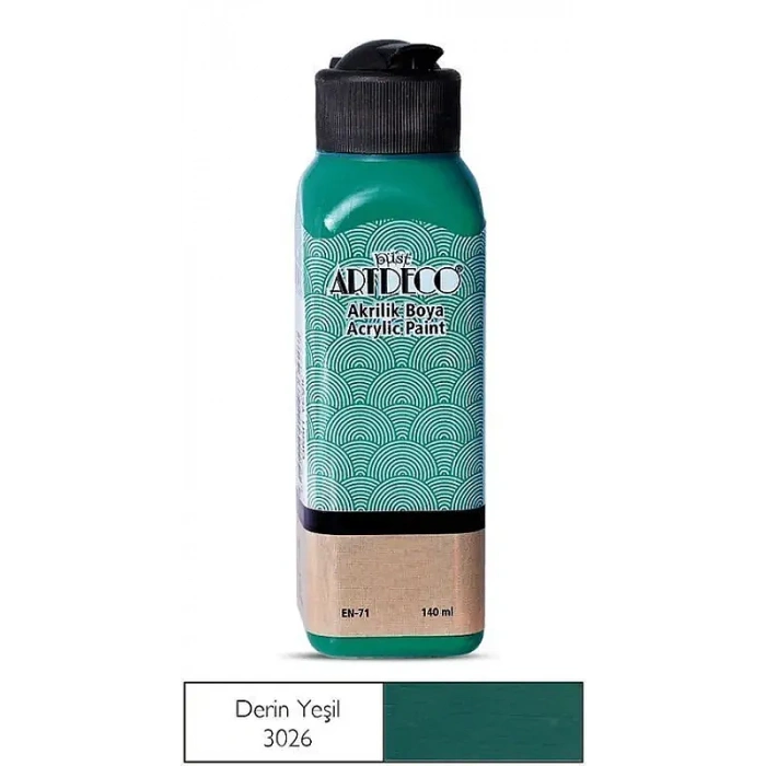 Artdeco Akrilik Boya 140 ml Derin Yeşil