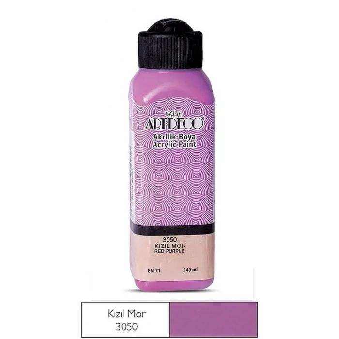 Artdeco Akrilik Boya 140 ml Kızıl Mor