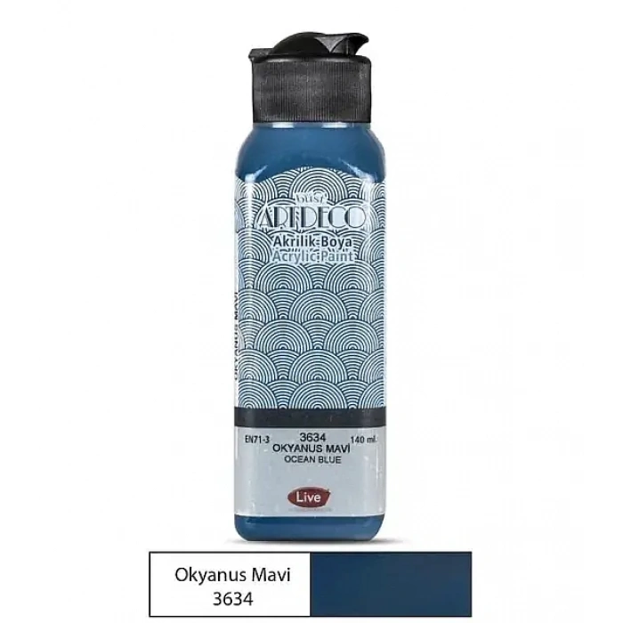 Artdeco Akrilik Boya 140 ml Okyanus Mavi