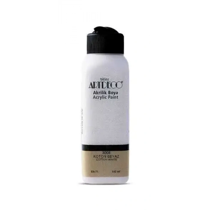 Artdeco Akrilik Boya 140ml Koton Beyaz