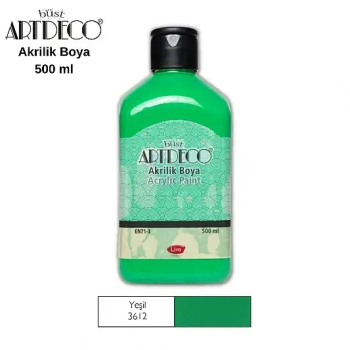 Artdeco Akrilik Boya 500 ml Yeşil