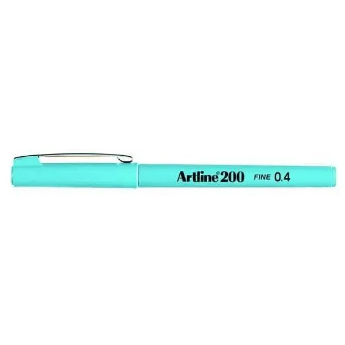 Artline 200 Fineliner 0.4 Keçe Uçlu Yazı Kalemi Açık Mavi