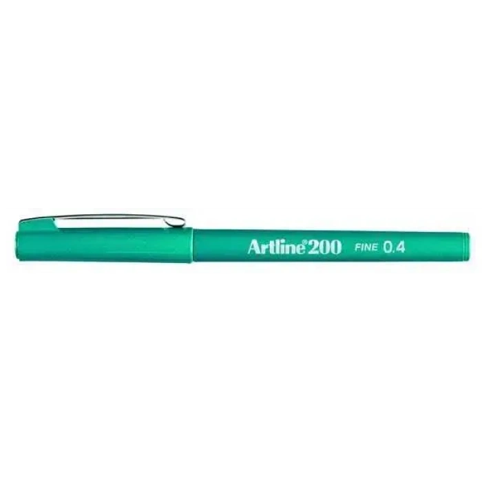 Artline 200 Fineliner 0.4 Keçe Uçlu Yazı Kalemi Koyu Yeşil